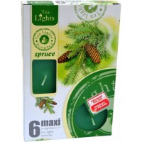 Sviečka čajová 6 kusová MAXI SPRUCE Sviečka čajová 6 kusová MAXI SPRUCE